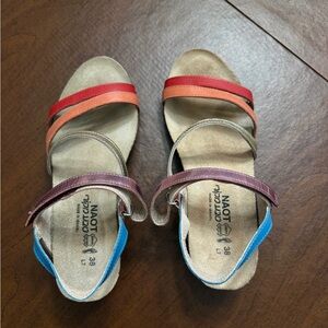 Naot Multicolor Strappy Sandals